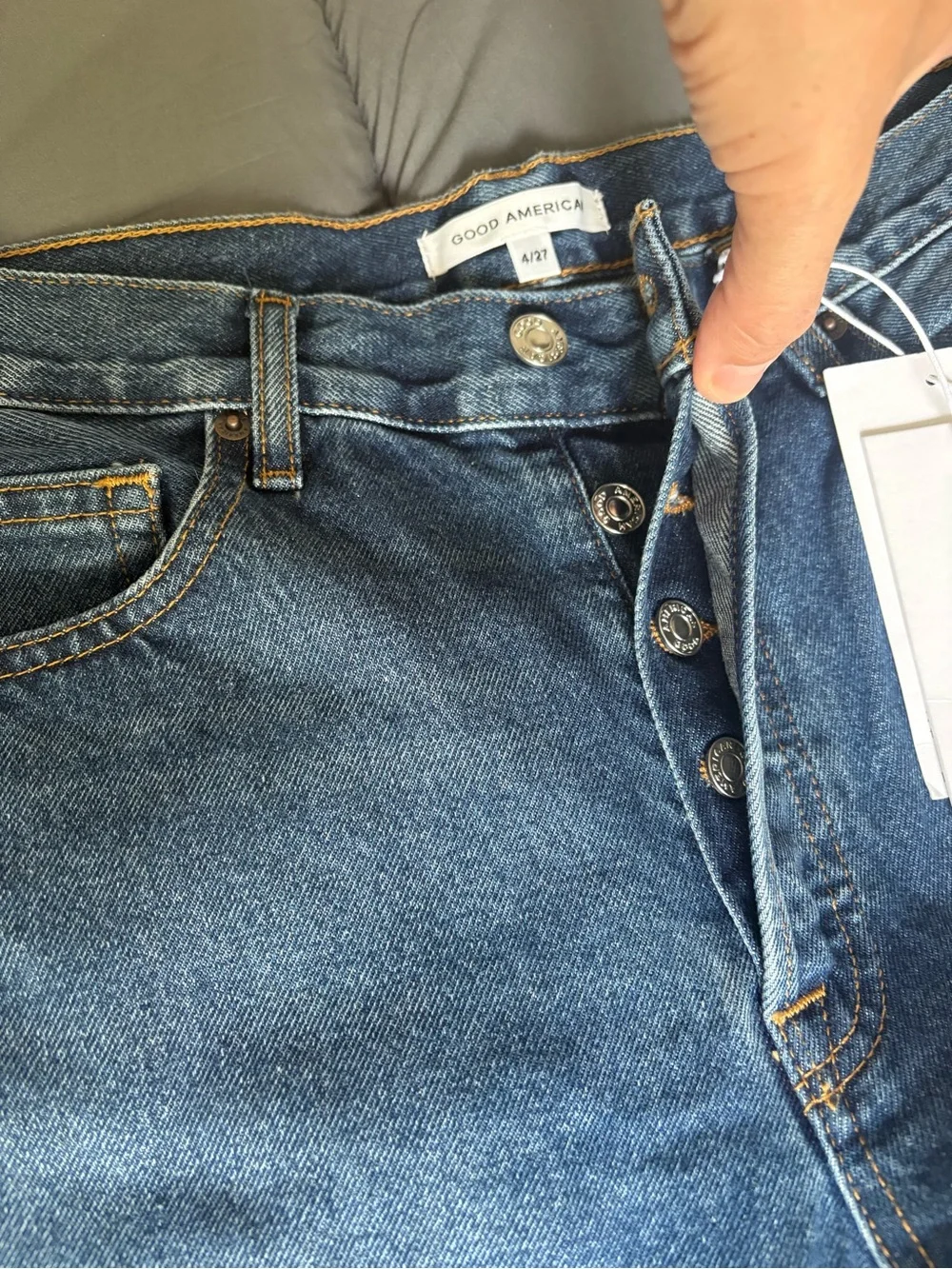 Good American Men's Blue Bootcut Jeans